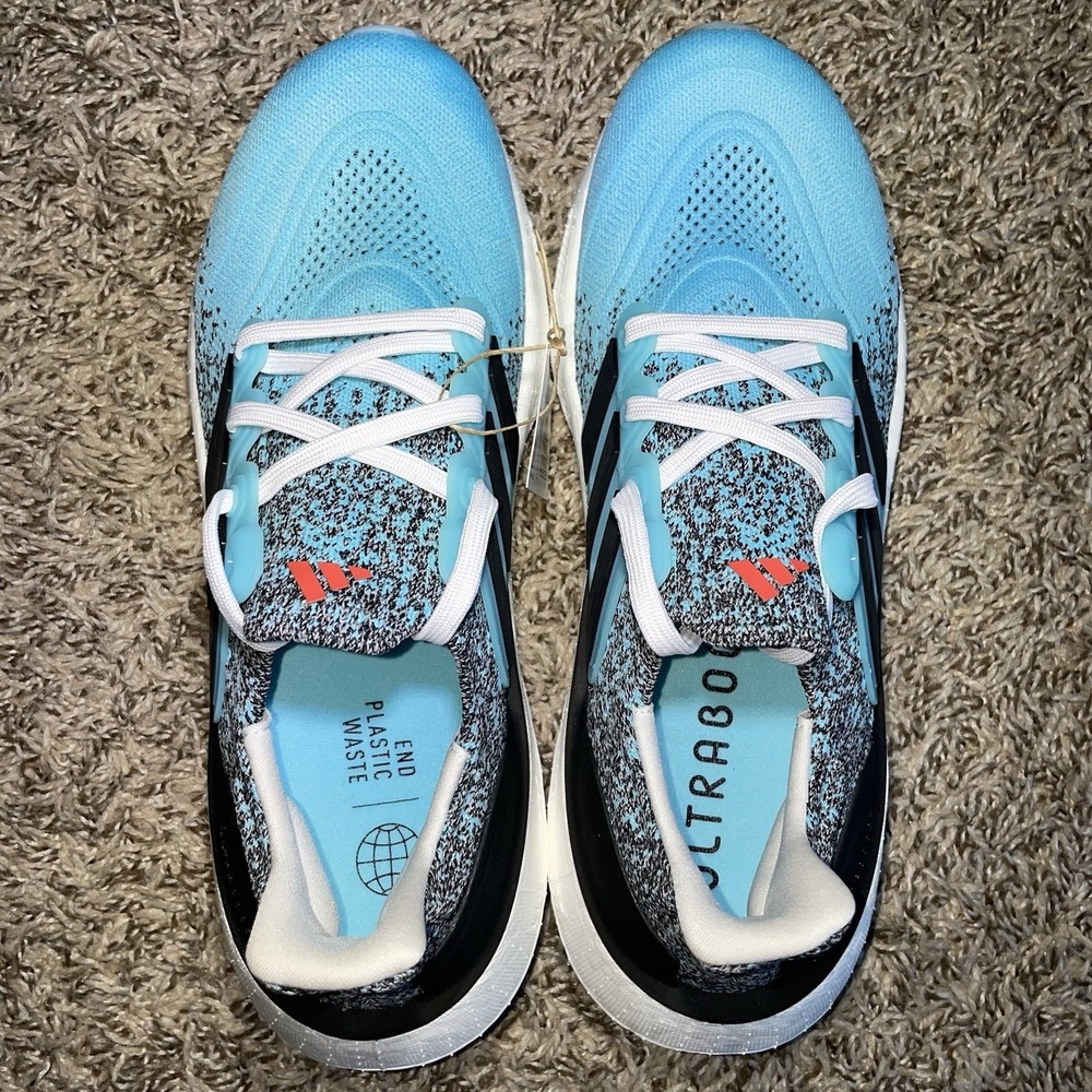 Adidas Ultraboost Light Running Shoes Mens Size 8/Womens Size 9 Blue IE1694 NEW - Picture 5 of 9